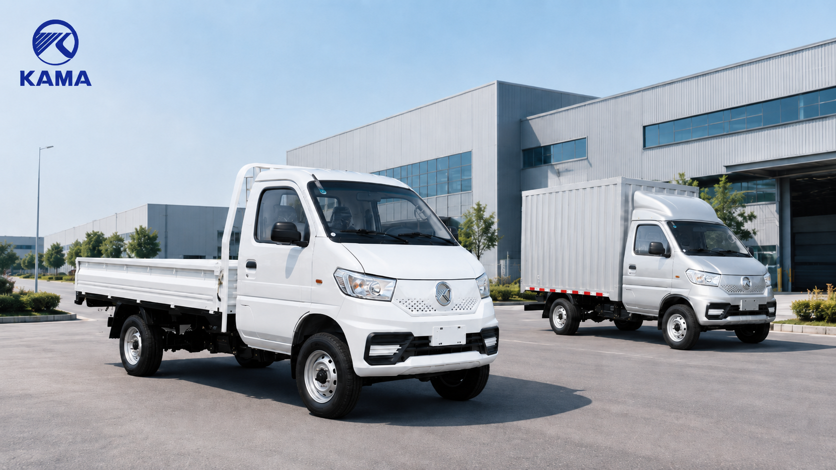 KAMA EW1 / EW2 LHD Electric Mini Truck | 1 Ton EV Mini Truck for Export
