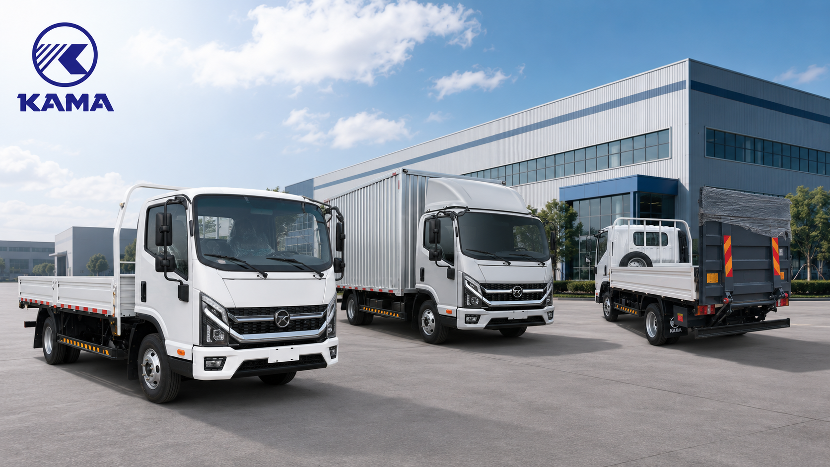 KAMA EM31 / EM32 / EM61 LHD Electric Truck | Electric Light Truck for Export