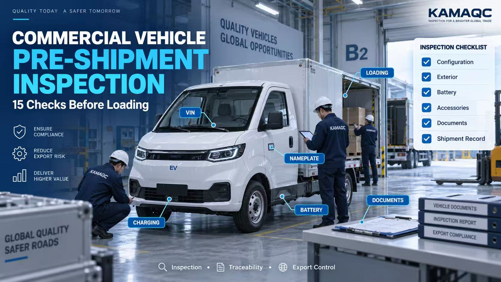 Commercial Vehicle Pre-Shipment Inspection Checklist: 15 Checks Before Loading